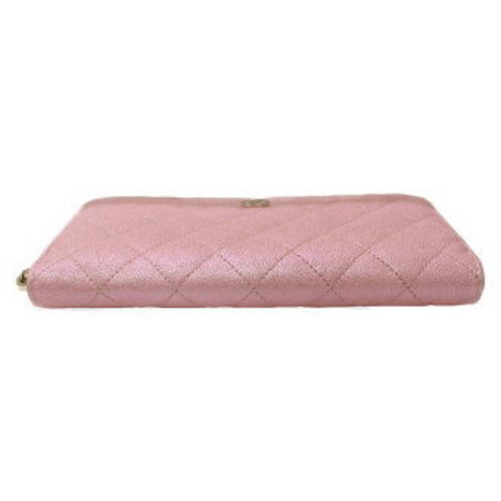 Chanel Long Wallet Caviar skin Pink Spring Summer - Picture 5 of 11